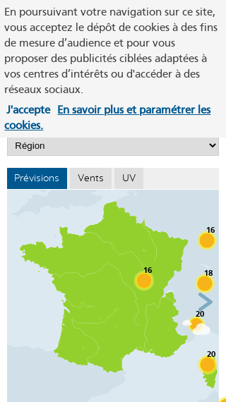 法国气象预报